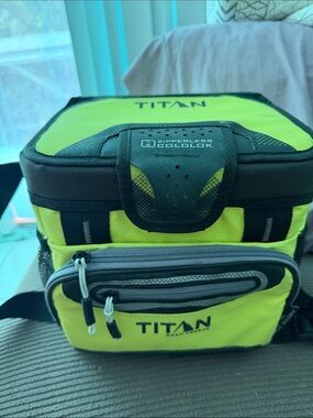 Titan Neon Lime and Black Insulated Cooler Bag